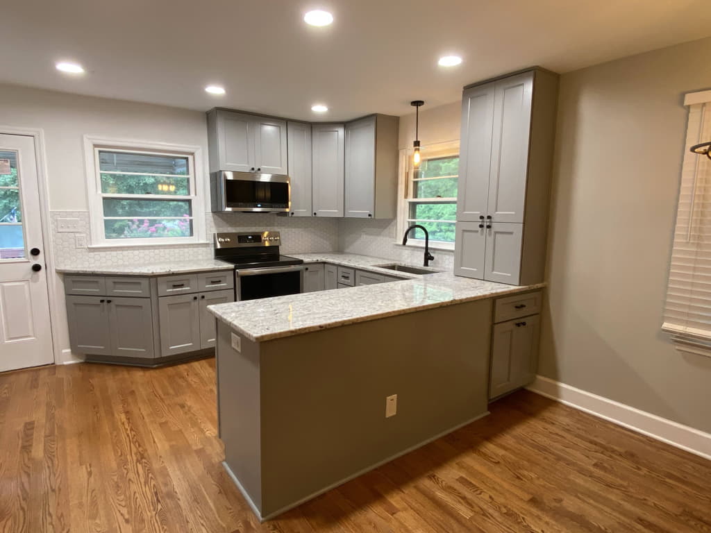 White Oak Kitchen.